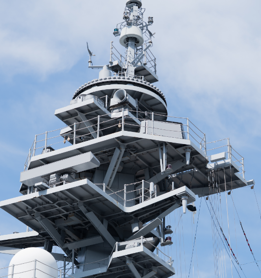艦のマスト