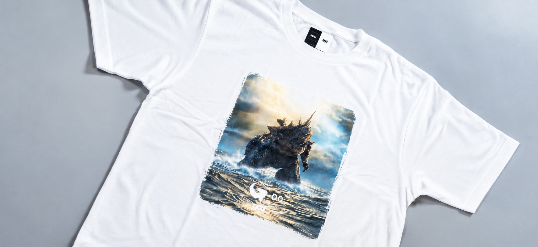 ゴジラ-0.0｜Inocon904 白綿Tシャツ